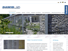 Tablet Screenshot of dawid.pl