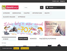 Tablet Screenshot of dawid.net.pl